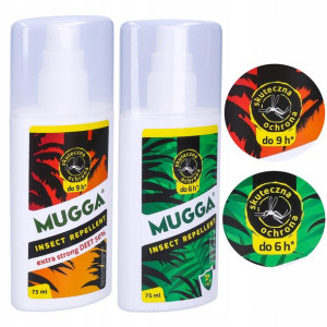 ZESTAW Mugga Strong 50% DEET + Mugga 9,4% DEET