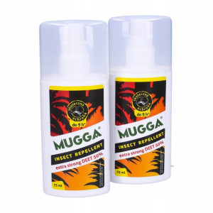 2x Spray Środek Na Komary I Kleszcze Mugga Strong