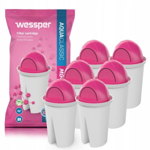 WESSPER Wkład Filtr Wody CLASSIC MG+ 6 szt