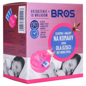 Bros Wkład Do Gniazdka Na Komary Dla Dzieci+wkłady