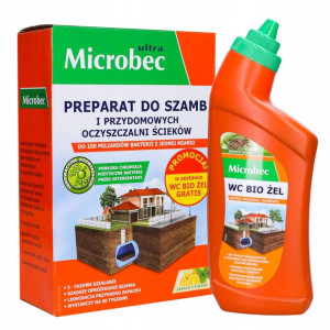 Bros Microbec ULTRA 1kg + Microbec Wc BIO Żel
