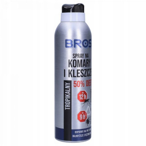 Bros Spray Na Komary I Kleszcze 50% Deet 180 Ml