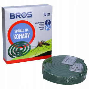 Bros Spirale Na Komary 10szt Odstrasza Do 8h