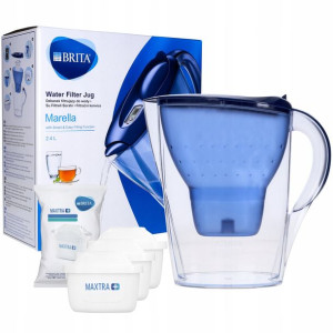Dzbanek Brita Marella + 3 Filtr Maxtra Plus