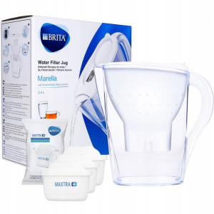 Dzbanek Brita Marella 2,4l + 3 Szt Brita Maxtra+
