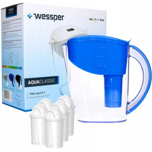 Dzbanek Filtrujący Wodę Wessper 3,5l + 5 Filtr