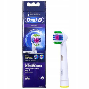 1x Oryginalna Końcówka Wkład Oral-b 3d White Eb-18