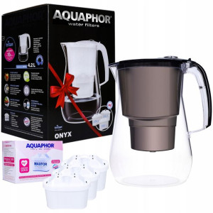 Dzbanek filtrujący Aquaphor Onyx 4,2 + 3 filtry Mg