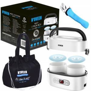 Multi Lunch Box Elektryczny Termos Obiadowy Noveen