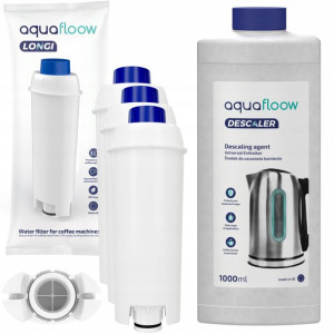3x Filtr do DELONGHI Odkamieniacz 1000 ml zestaw