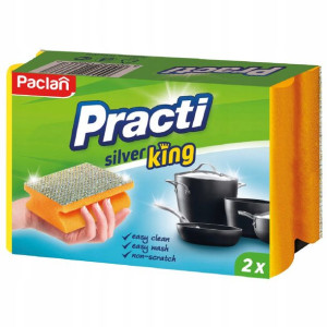 GĄBKA KUCHENNA ZMYWAK 2szt NIE RYSUJE do patelni