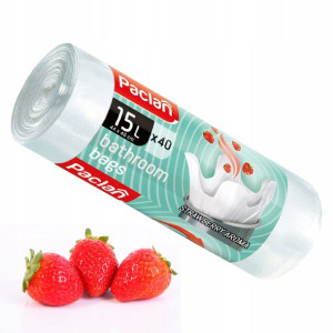 Paclan Worki Na Śmieci 15l 40 Sztuk Łazienkowe