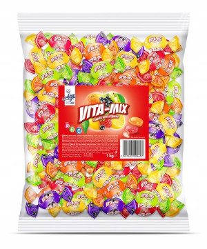 Vita Mix Cukierki Nadziewane Duża Paczka 1 Kg