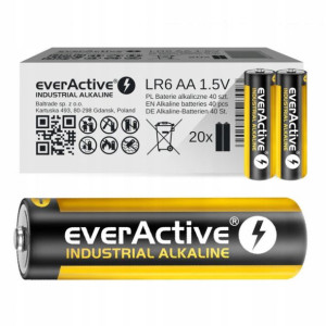 Bateria EVERACTIVE Industrial Alkaline LR6/AA x 40