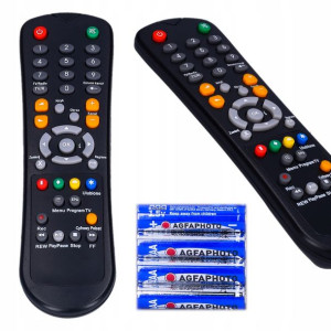Uniwersalny Pilot Dekodera Cyfrowy Polsat + Wkład