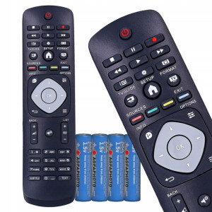 Zastępczy Pilot Telewizora Philips + Baterie Aaa