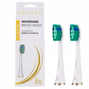 Białe Końcówki Seysso Gold Whitening White 2 Szt