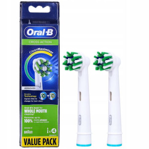 2x Główka Oral-b Cross Action Eb50 100% Oryginalne