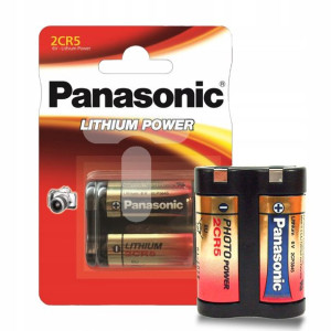 1X Bateria foto litowa Panasonic 2CR5 DL245 MOCNA