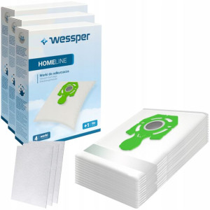 12x Worki do odkurzacza Zelmer Syrius 1900W