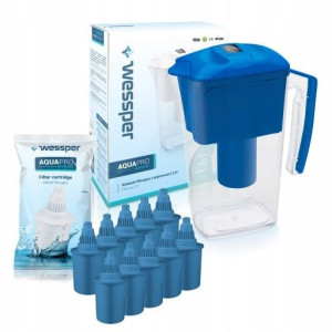 Dzbanek Wessper Dzbanki 10 Filtrów Woda Alkaliczna