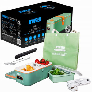 Lunch Box Elektryczny Termos Obiadowy Podgrzewany