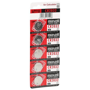 5x Bateria guzikowa płaska litowa MAXELL CR2032 3V