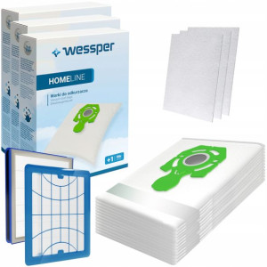 Hepa + 12szt Worki Zelmer Syrius Cobra Ii + Gratis