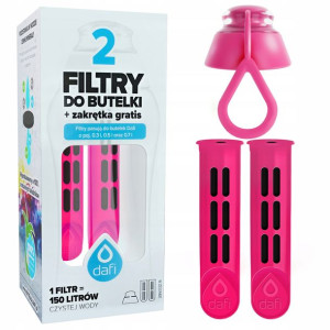 Filtry + Zakrętka Do Butelki Filtrującej Dafi 2szt