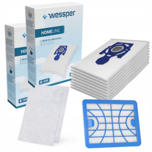 Worki Syntetyk Zelmer Elf 3 Zvc165yf 8szt+filtr
