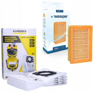 Worki Filtr Do Karcher Wd4 Wd5 Wd6 Mv4 Mv5 Premium