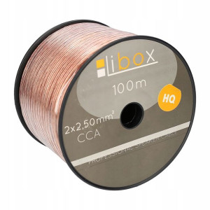 Kabel Głośnikowy 100% Czysta Miedź Cu 2x2,5 Mm2