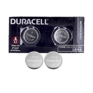 2szt bateria Duracell AG13 G13 A76 LR44 L1154F