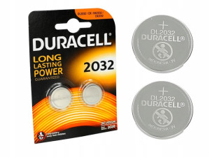 2x 2032 Duracell Bateria Litowa Cr2032 Dl2032 3v