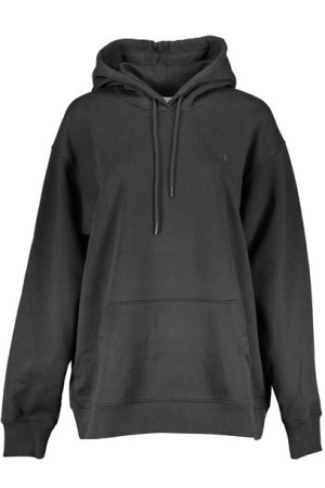 "calvin Klein Bluza Bez Zamka Damska Czarna"