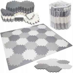 Puzzle Piankowe Eva Duża Mata Piankowa Modna +etui