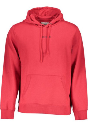 Bluza Guess Jeans Bez Zamka Męska Czerwona