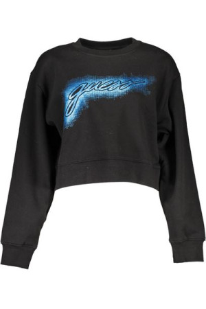 Bluza Guess Jeans Bez Zamka Damska Czarna