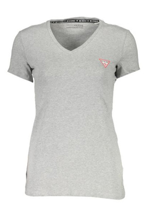 Guess Jeans T-shirt Z Krótkim Rękawem Damski Szary