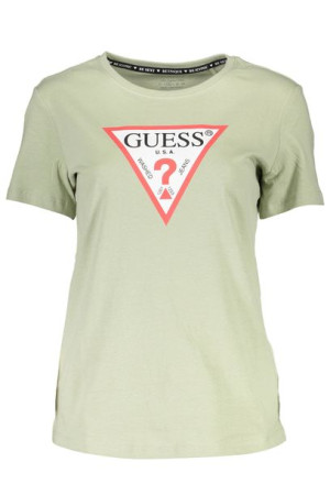 Guess Jeans T-shirt Z Krótkim Rękawem Zielony