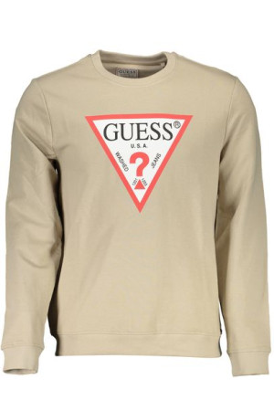Bluza Guess Jeans Bez Zamka Męska Beżowa