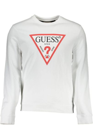 Bluza Guess Jeans Bez Zamka Męska Biała