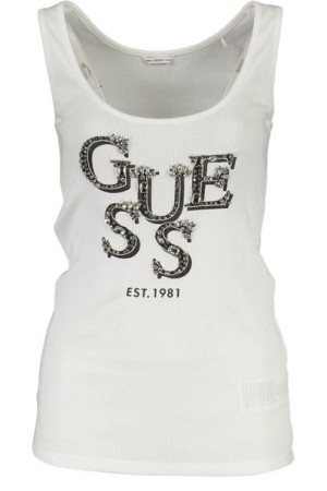 Guess Jeans Podkoszulek Damski Biały