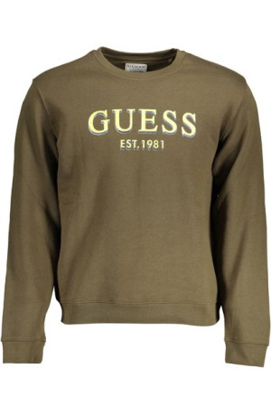 Bluza Guess Jeans Bez Zamka Męska Zielona