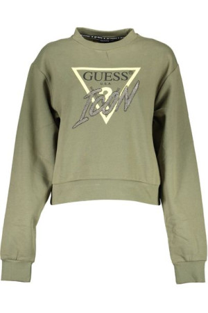Bluza Guess Jeans Bez Zamka Damska Zielona