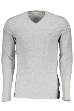 Guess Jeans T-shirt Z Długim Rękawem Szary Męski
