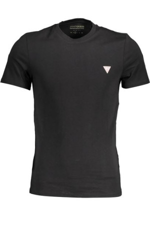 T-shirt Męski Z Krótkim Rękawem Guess Jeans Czarny