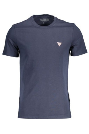 T-shirt Męski Z Krótkim Rękawem Guess Jeans Niebieski