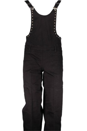 Czarne Spodnie Ogrodniczki Guess Jeans Damskie