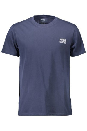 T-shirt Męski Z Krótkim Rękawem Guess Jeans Niebieski